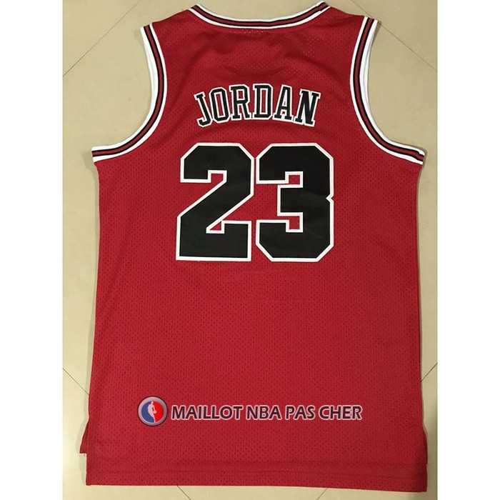 Maillot Chicago Bulls Michael Jordan NO 23 1997-98 NBA Finals Mitchell & Ness Rouge